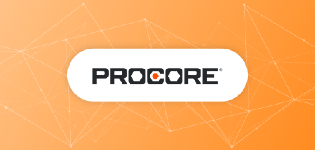 Procore logo.